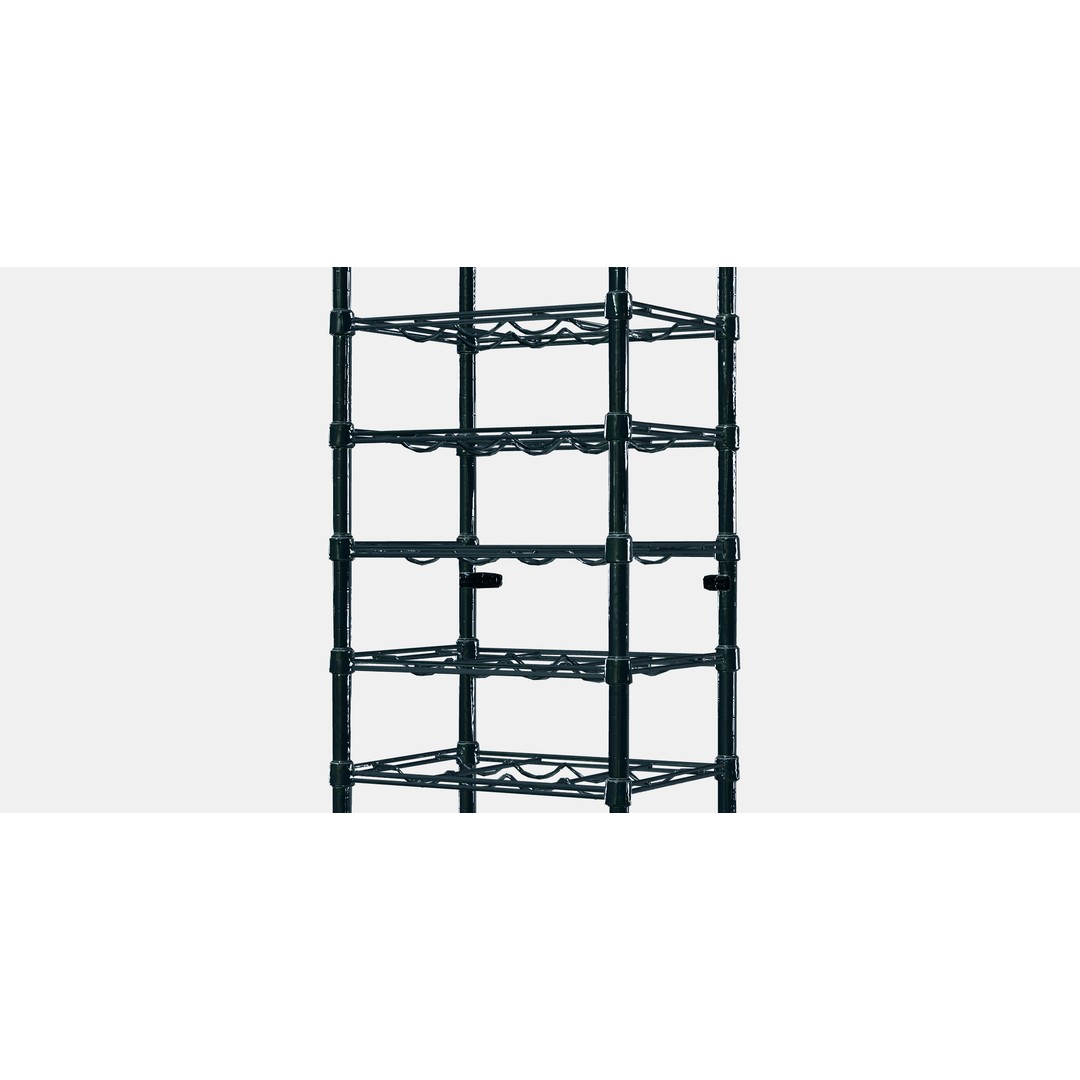 OMAR Bottle Shelf 3D Model – Modern Storage Organizer, FBX - View 14