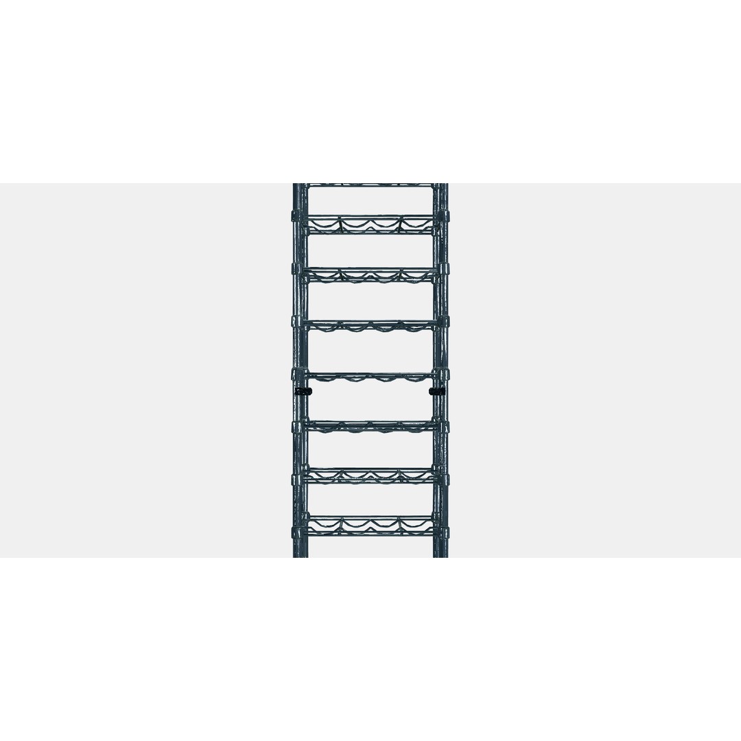 OMAR Bottle Shelf 3D Model – Modern Storage Organizer, FBX - View 15