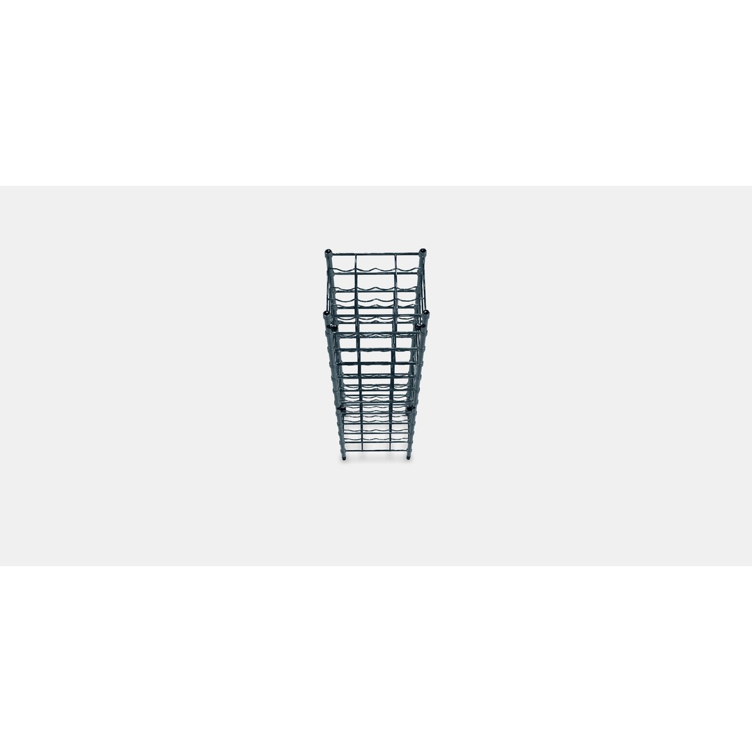 OMAR Bottle Shelf 3D Model – Modern Storage Organizer, FBX - View 3