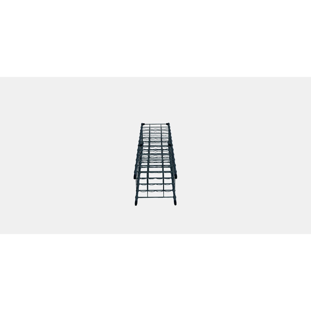 OMAR Bottle Shelf 3D Model – Modern Storage Organizer, FBX - View 7