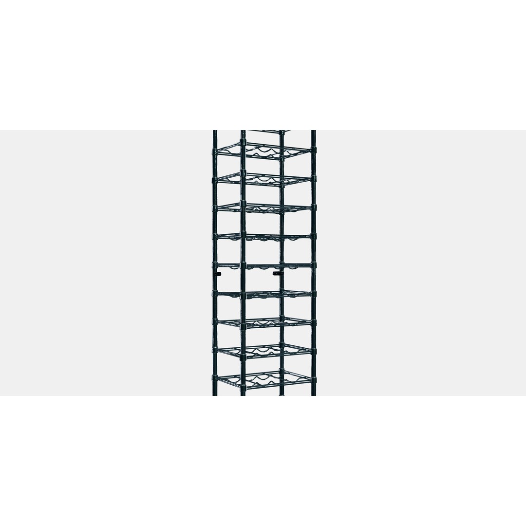 OMAR Bottle Shelf 3D Model – Modern Storage Organizer, FBX - View 9