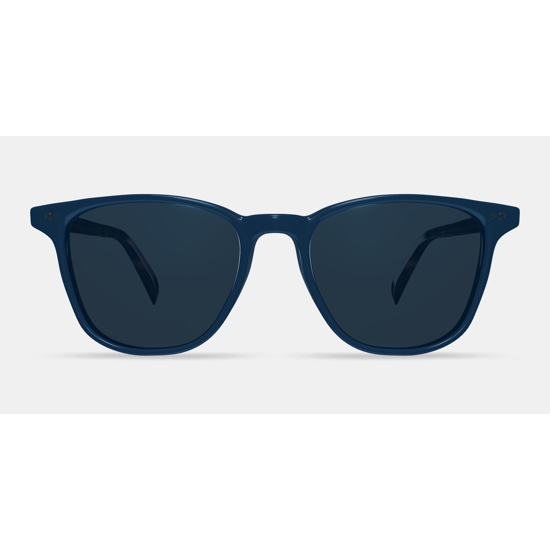 Dawson Sunglasses 3D Model – Azure Crystal & Oak Barrel, PBR - View 12