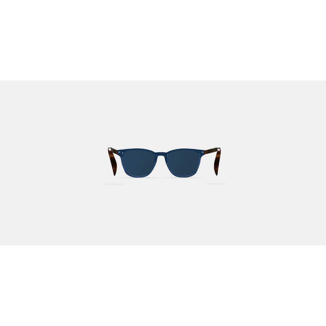 Dawson Sunglasses 3D Model – Azure Crystal & Oak Barrel, PBR - View 15