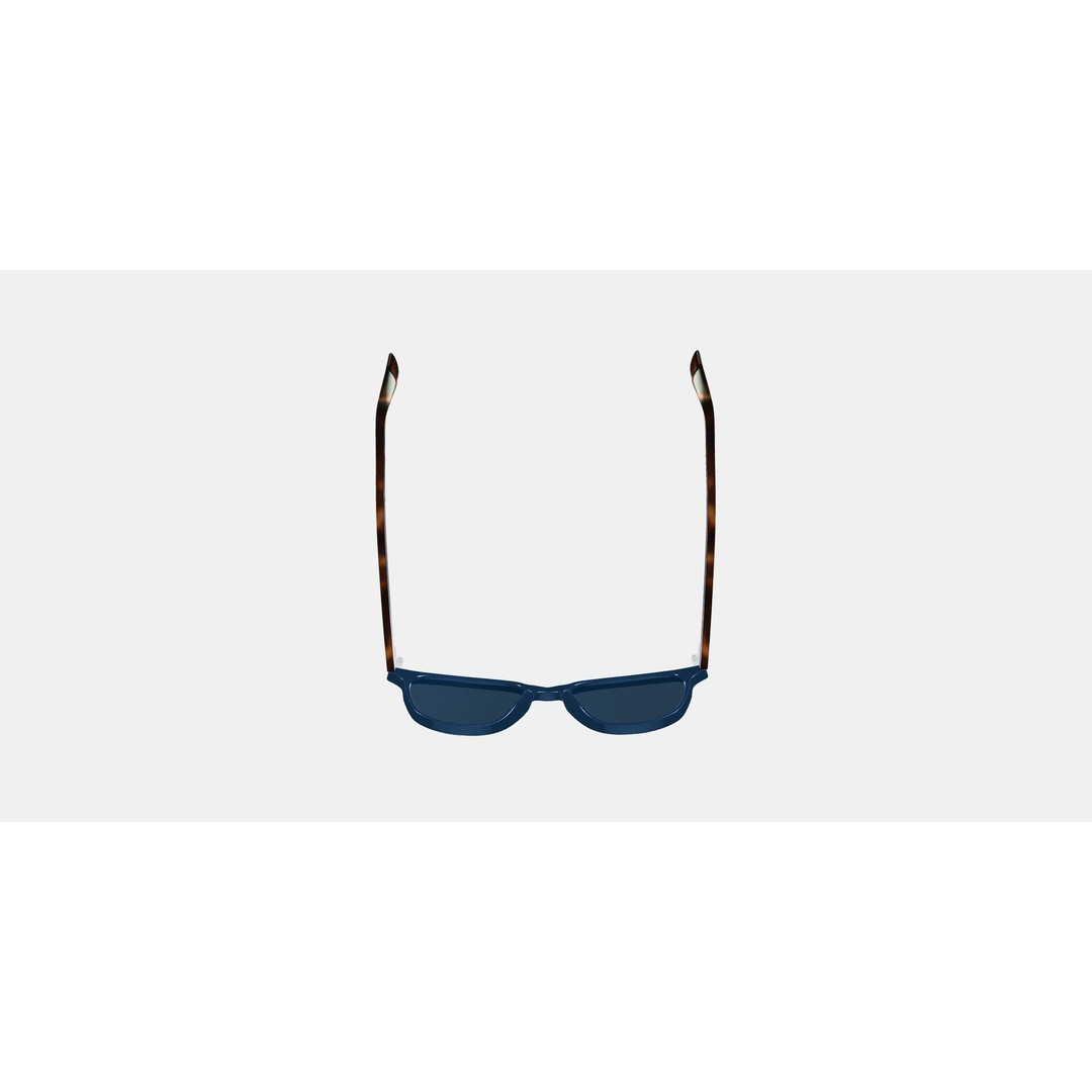 Dawson Sunglasses 3D Model – Azure Crystal & Oak Barrel, PBR - View 8