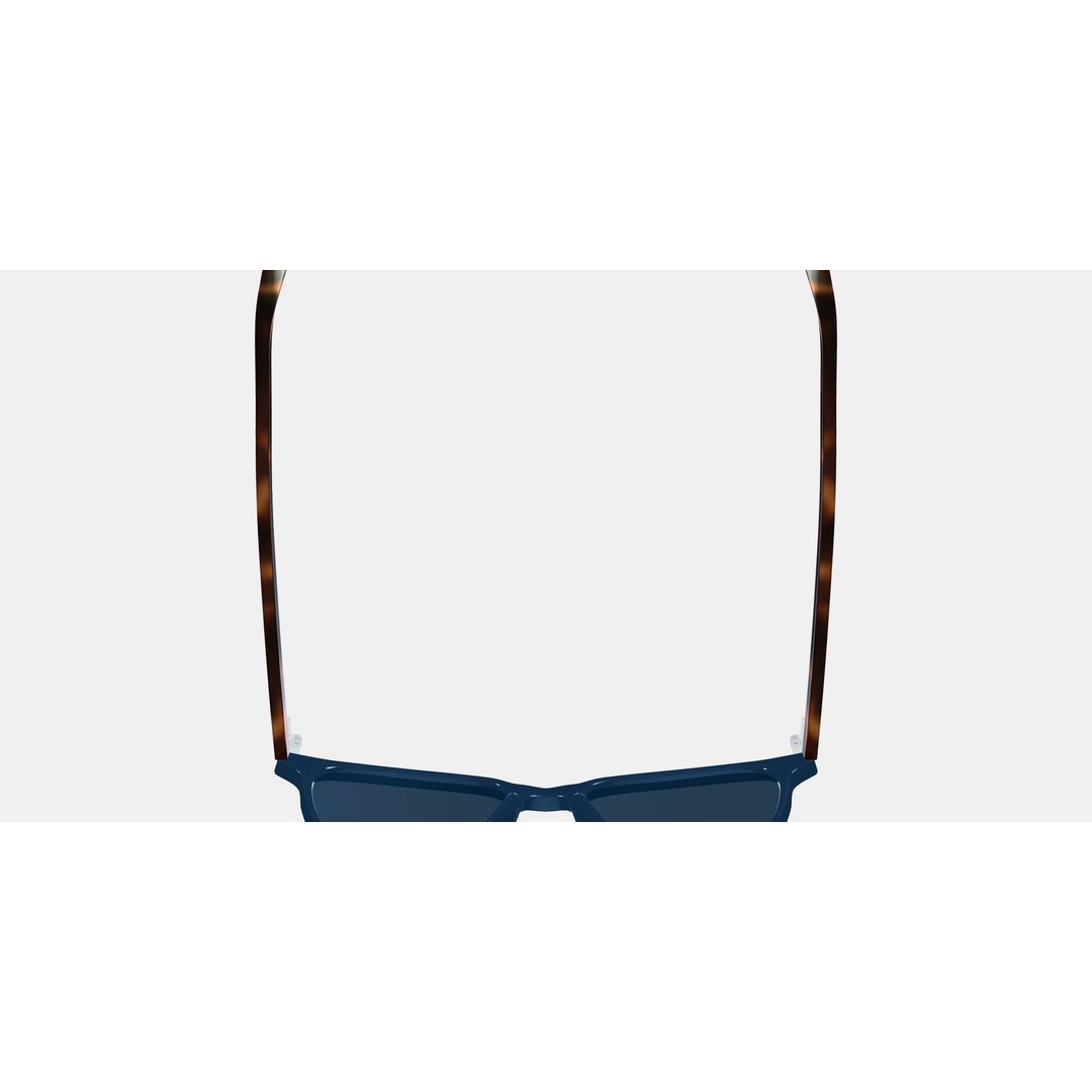 Dawson Sunglasses 3D Model – Azure Crystal & Oak Barrel, PBR - View 9