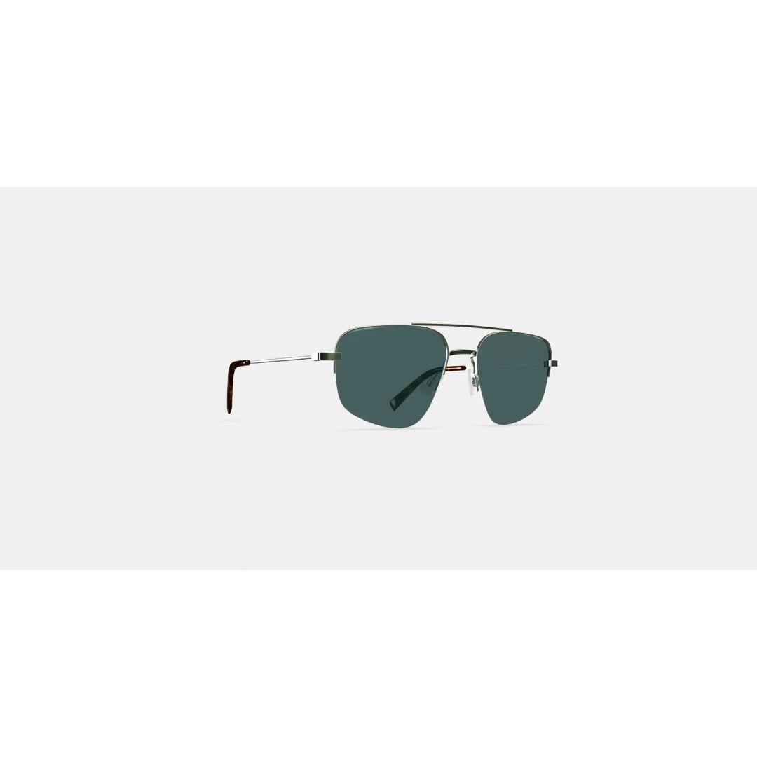 Julio Sunglasses 3D Model – Polished Silver Fashion Asset, PBR - View 2