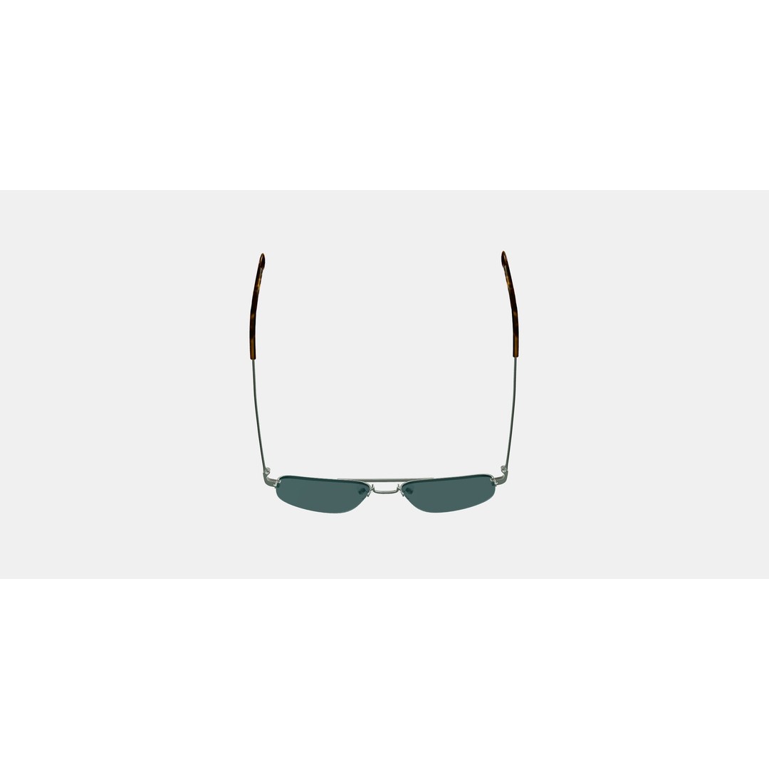Julio Sunglasses 3D Model – Polished Silver Fashion Asset, PBR - View 8