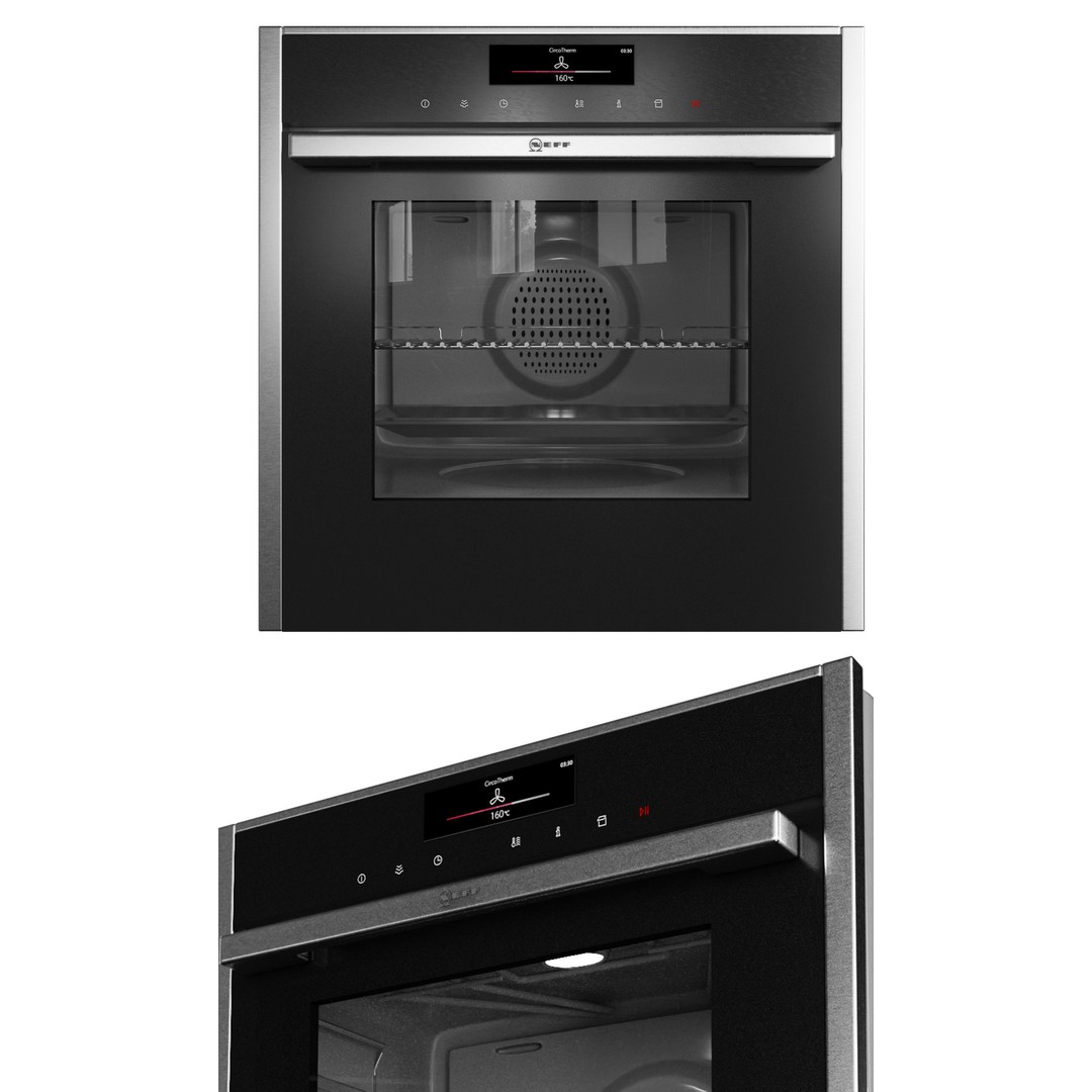 Neff Appliances 3D Model – Low Poly Kitchen Appliance Collection, FBX, OBJ - View 3