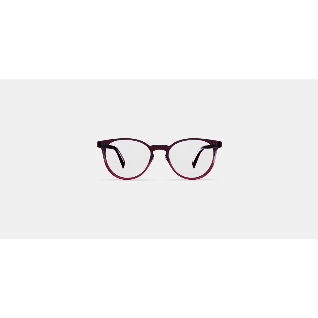 Blakeley Eyeglasses 3D Model – Oxblood Fade PBR Textured, FBX, OBJ - View 11