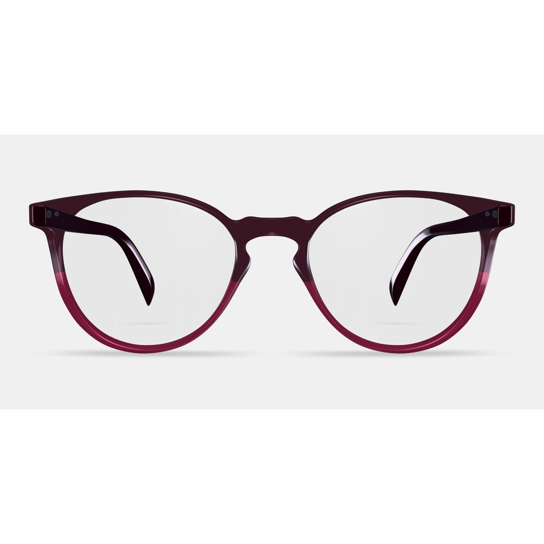 Blakeley Eyeglasses 3D Model – Oxblood Fade PBR Textured, FBX, OBJ - View 13