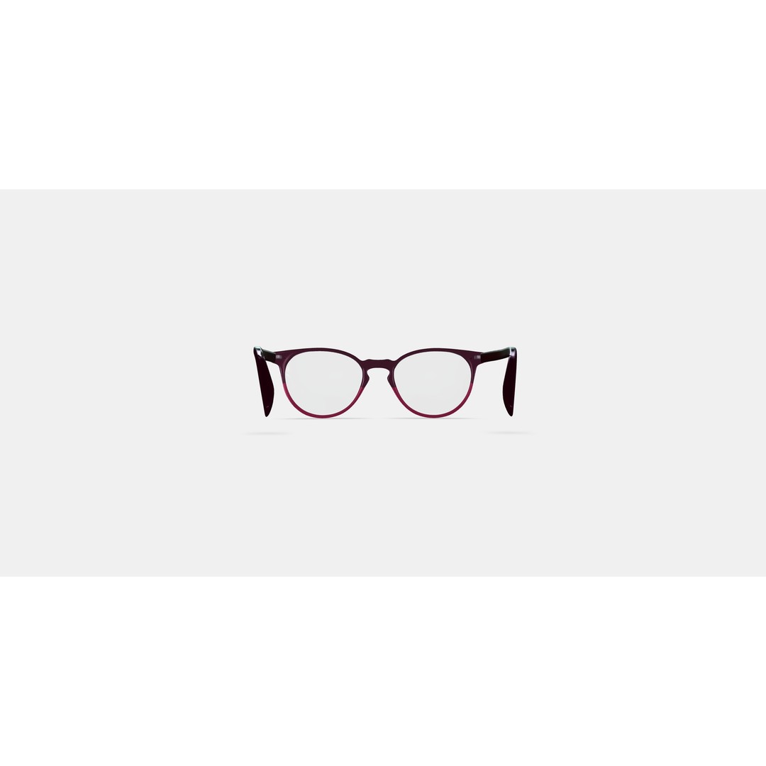 Blakeley Eyeglasses 3D Model – Oxblood Fade PBR Textured, FBX, OBJ - View 15