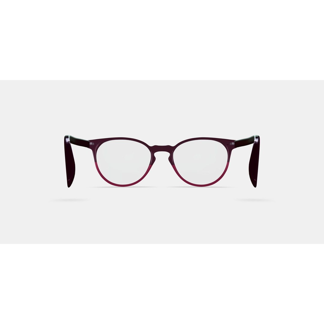 Blakeley Eyeglasses 3D Model – Oxblood Fade PBR Textured, FBX, OBJ - View 16