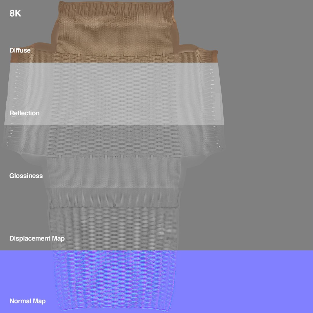 Niels Moller Model 77 Dining Chair 3D Model – Low Poly Teakwood Design, FBX, OBJ - View 20
