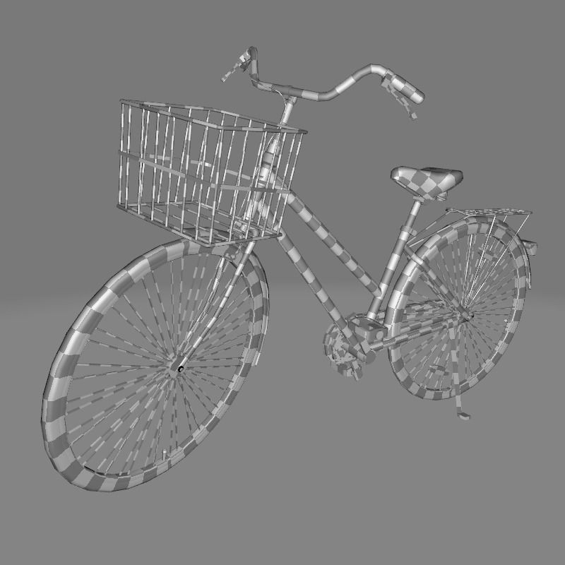 3 Bicycles 3D Model – Low Poly Game Asset, FBX, PBR Textures - View 11