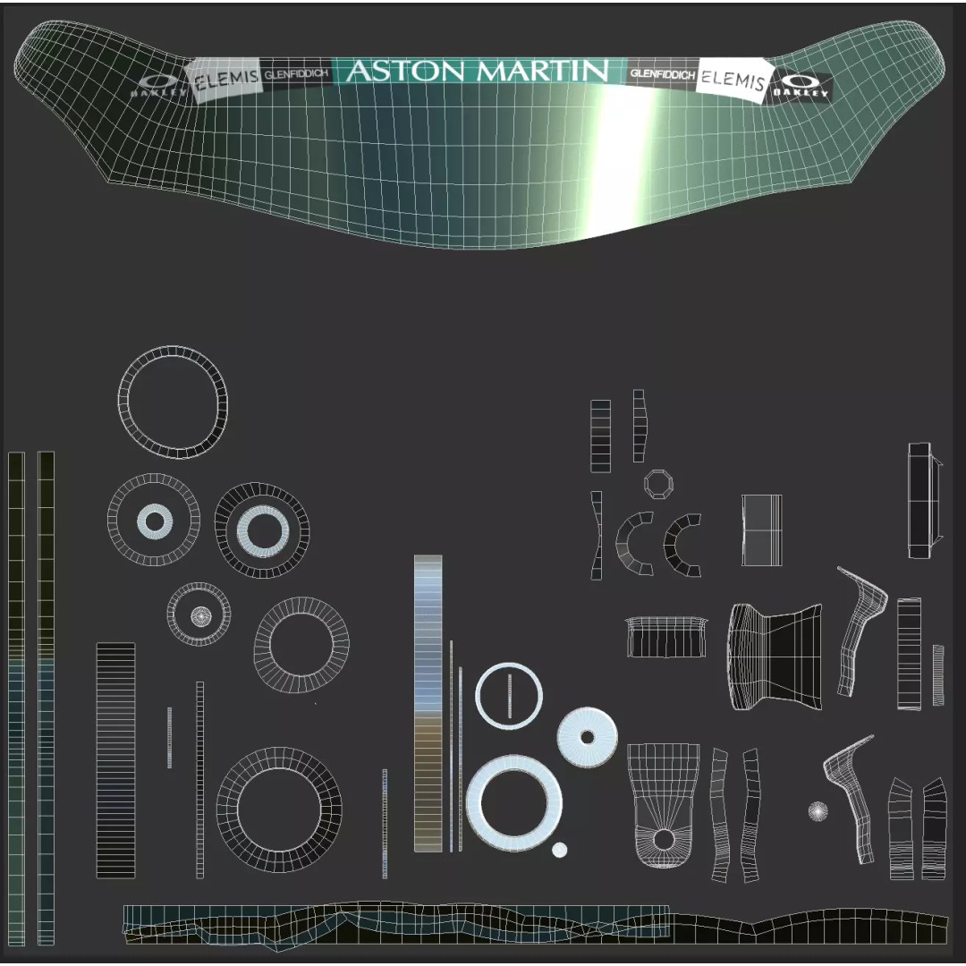 Aston Martin F1 Team Helmets 2026 3D Model – PBR Textures, Game-Ready Formats