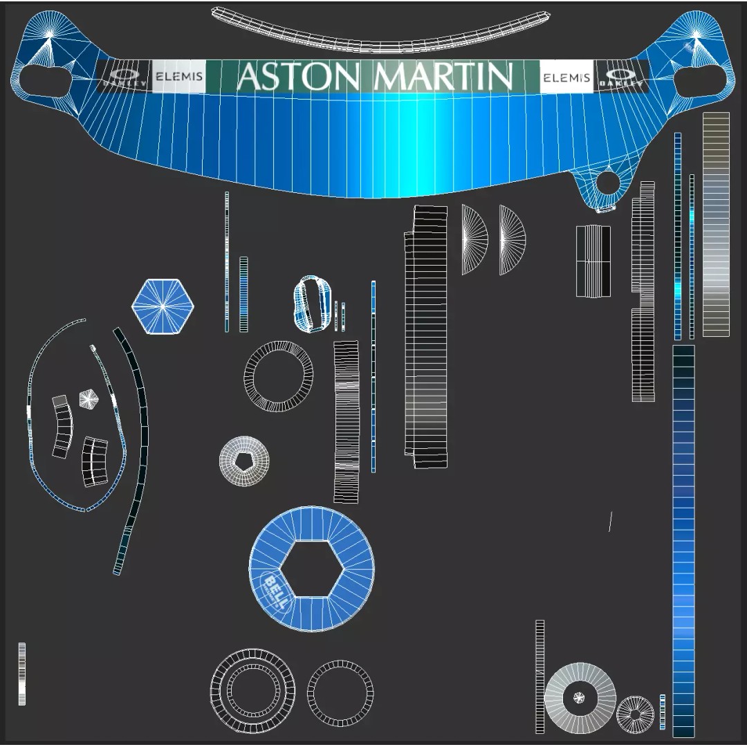 Aston Martin F1 Team Helmets 2026 3D Model – PBR Textures, Game-Ready Formats - View 49