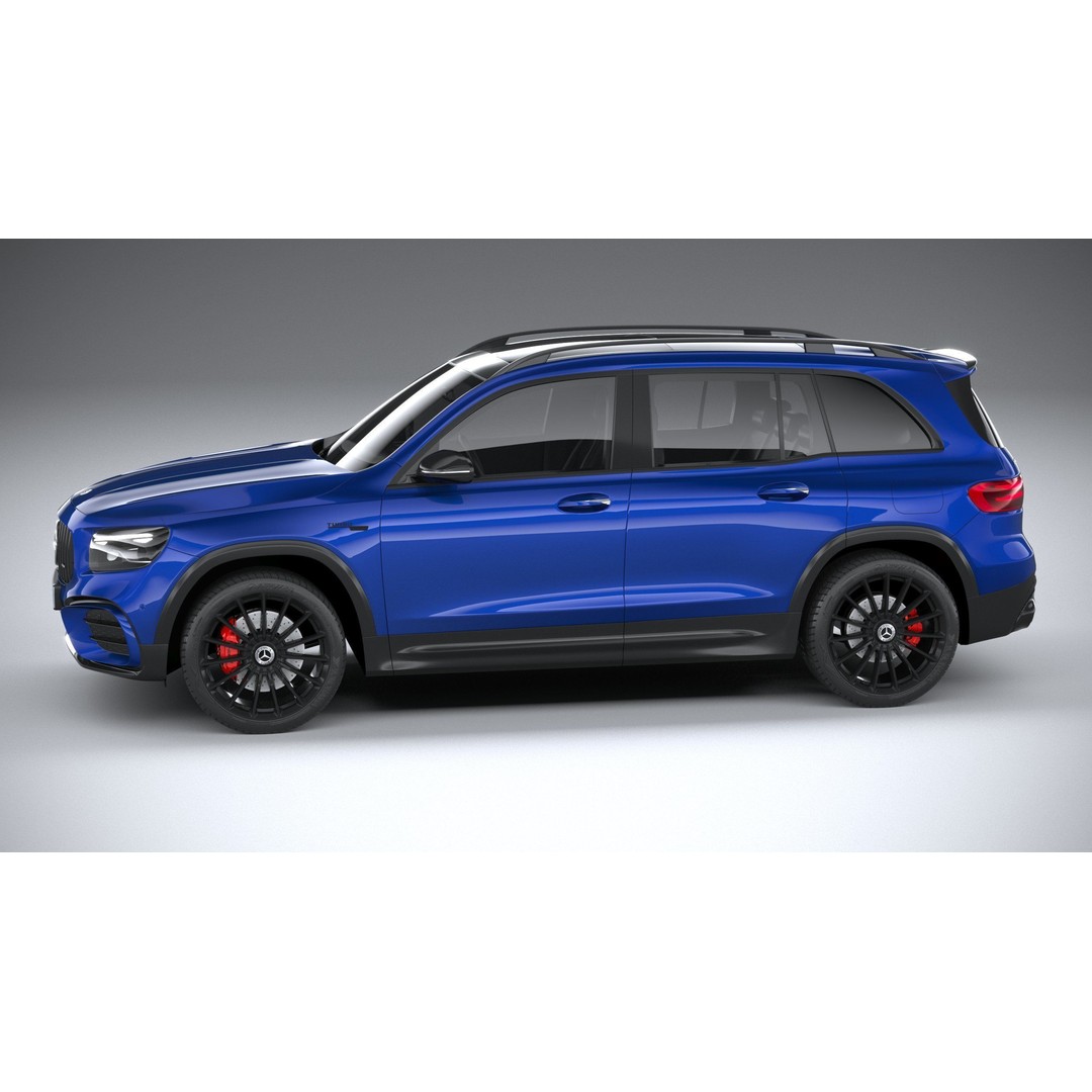 Mercedes-Benz GLB35 AMG 2024 3D Model – High Poly Car Asset, FBX, OBJ - View 10