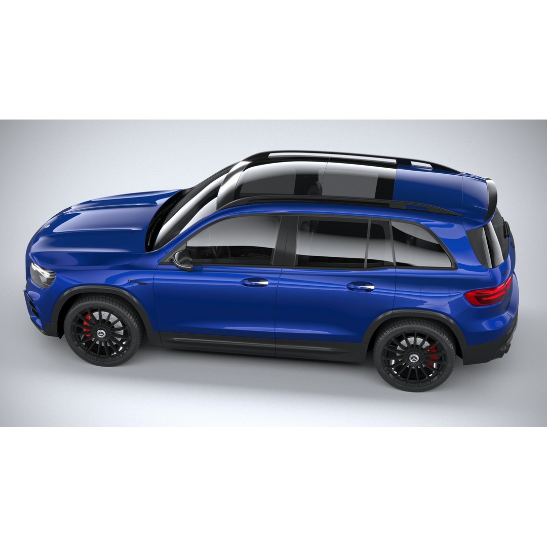 Mercedes-Benz GLB35 AMG 2024 3D Model – High Poly Car Asset, FBX, OBJ - View 11