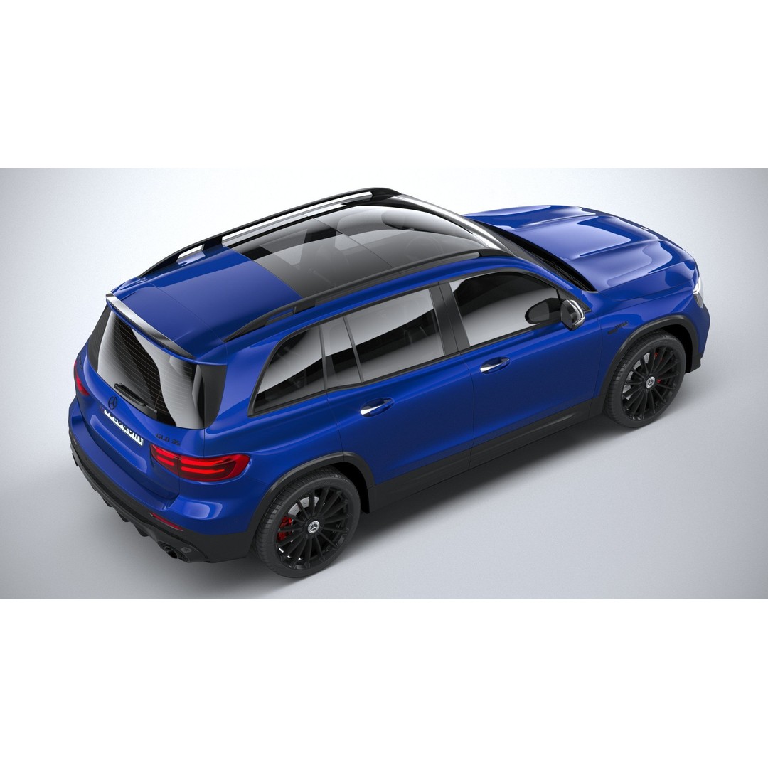 Mercedes-Benz GLB35 AMG 2024 3D Model – High Poly Car Asset, FBX, OBJ - View 12