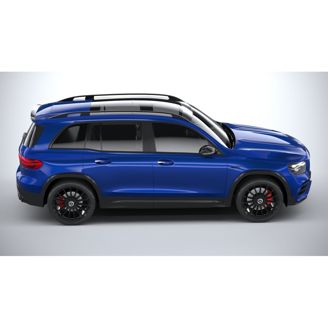 Mercedes-Benz GLB35 AMG 2024 3D Model – High Poly Car Asset, FBX, OBJ - View 13