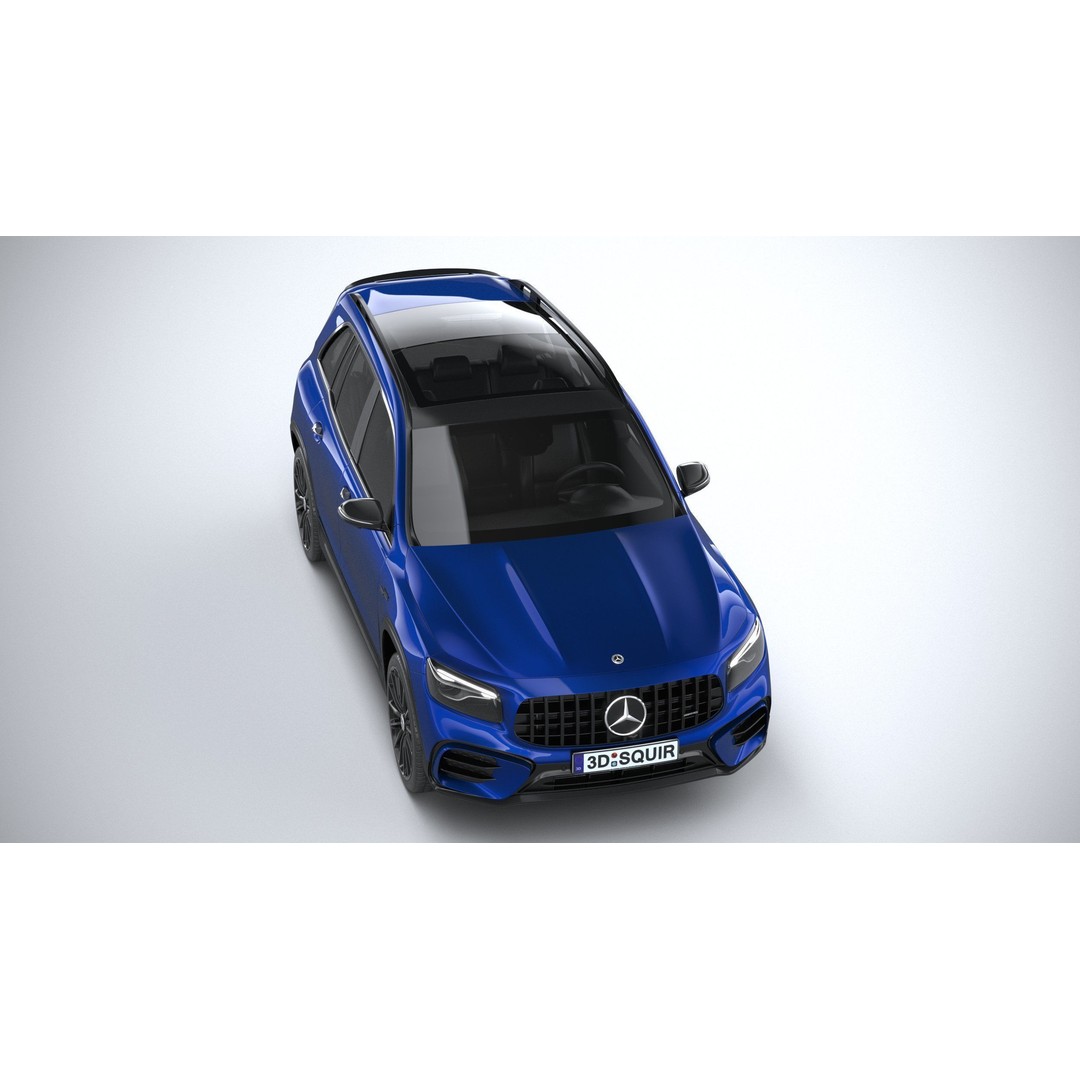 Mercedes-Benz GLB35 AMG 2024 3D Model – High Poly Car Asset, FBX, OBJ - View 14