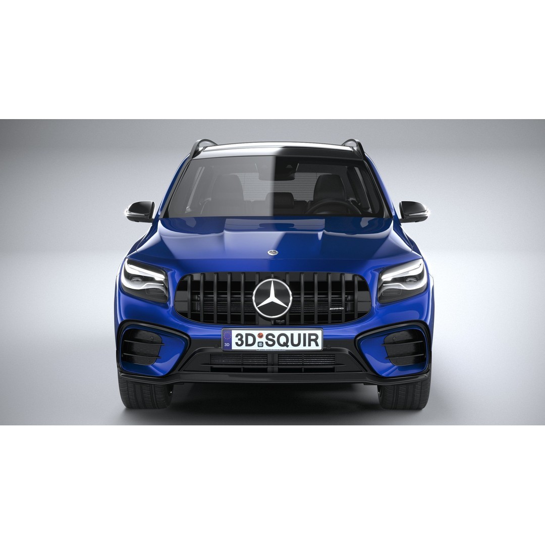 Mercedes-Benz GLB35 AMG 2024 3D Model – High Poly Car Asset, FBX, OBJ - View 15