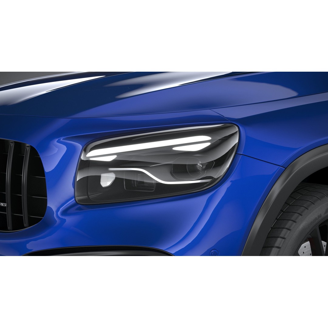 Mercedes-Benz GLB35 AMG 2024 3D Model – High Poly Car Asset, FBX, OBJ - View 16