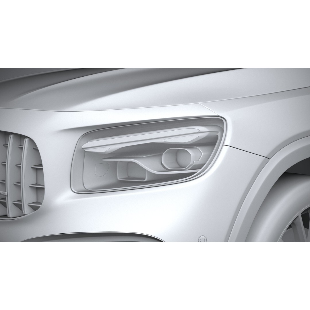 Mercedes-Benz GLB35 AMG 2024 3D Model – High Poly Car Asset, FBX, OBJ - View 25