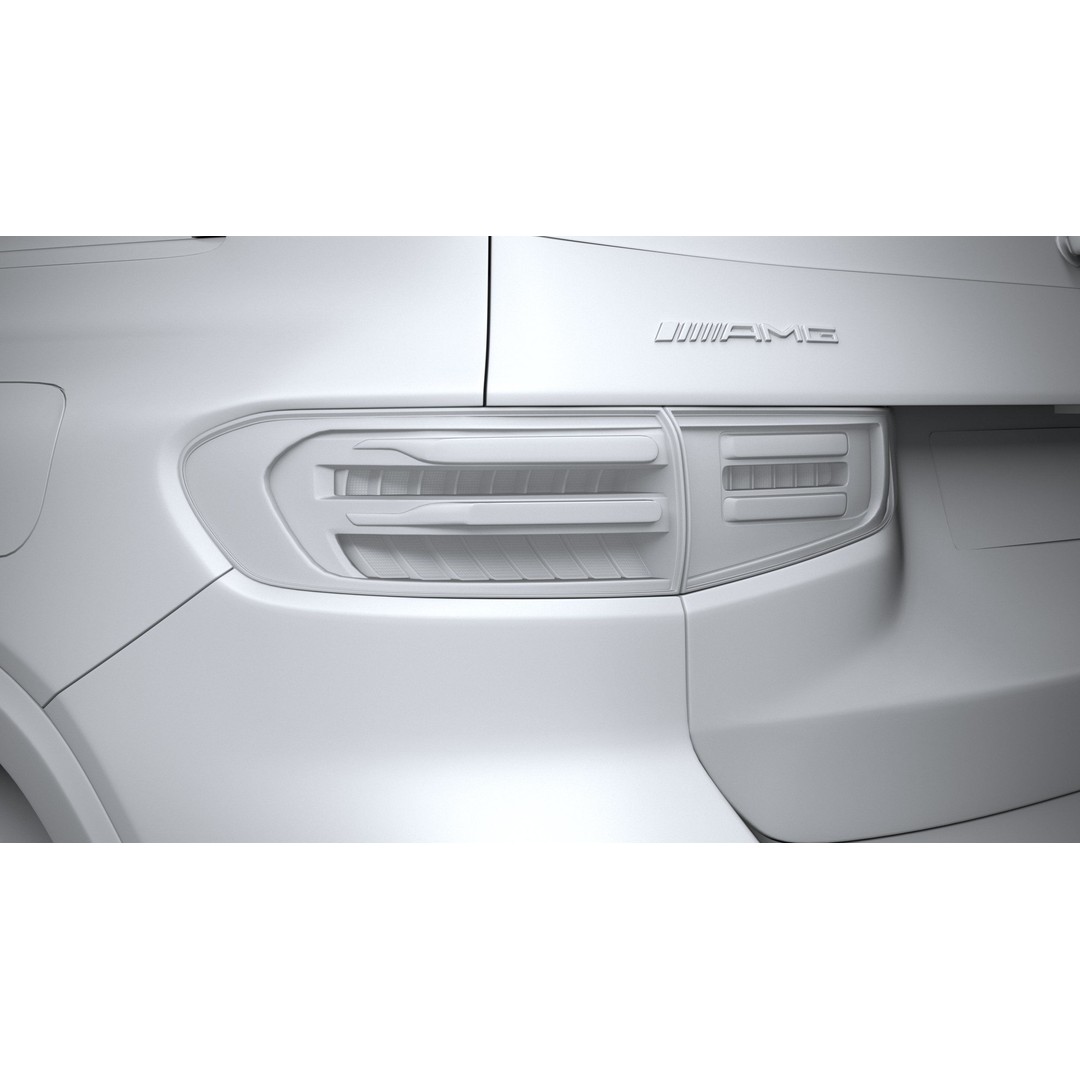 Mercedes-Benz GLB35 AMG 2024 3D Model – High Poly Car Asset, FBX, OBJ - View 26