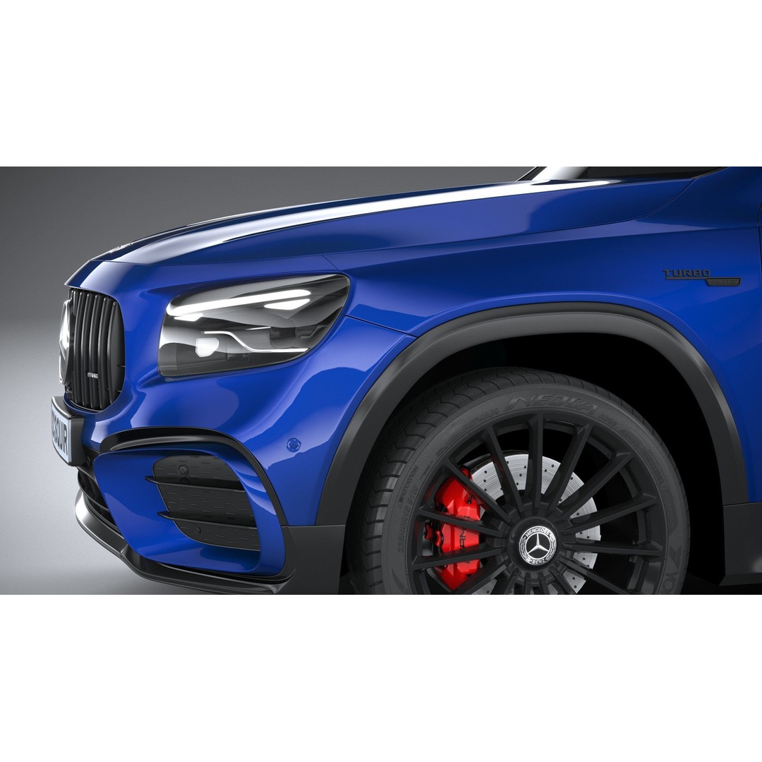 Mercedes-Benz GLB35 AMG 2024 3D Model – High Poly Car Asset, FBX, OBJ - View 5