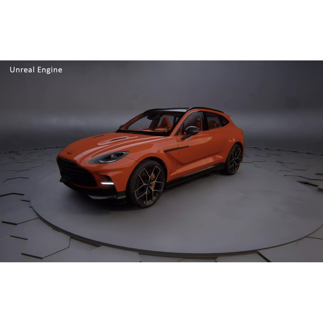 2026 Aston Martin DBX707 3D Model – High Poly PBR Car Asset, FBX, OBJ - View 31