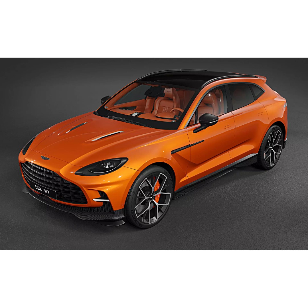 2026 Aston Martin DBX707 3D Model – High Poly PBR Car Asset, FBX, OBJ - View 8