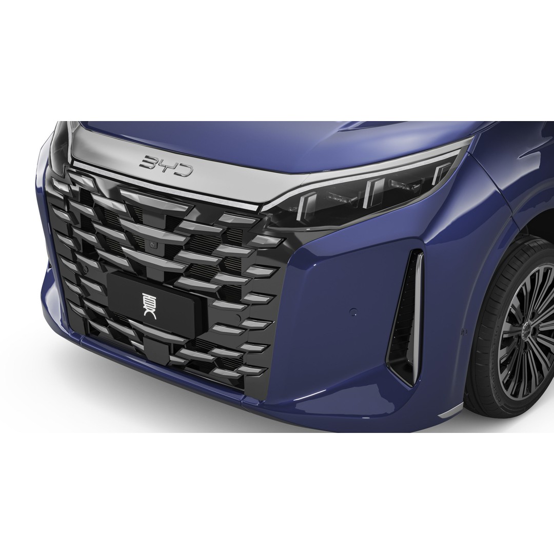 2025 BYD M9 3D Model – Luxury SUV, Game-Ready, FBX, Blender - View 4