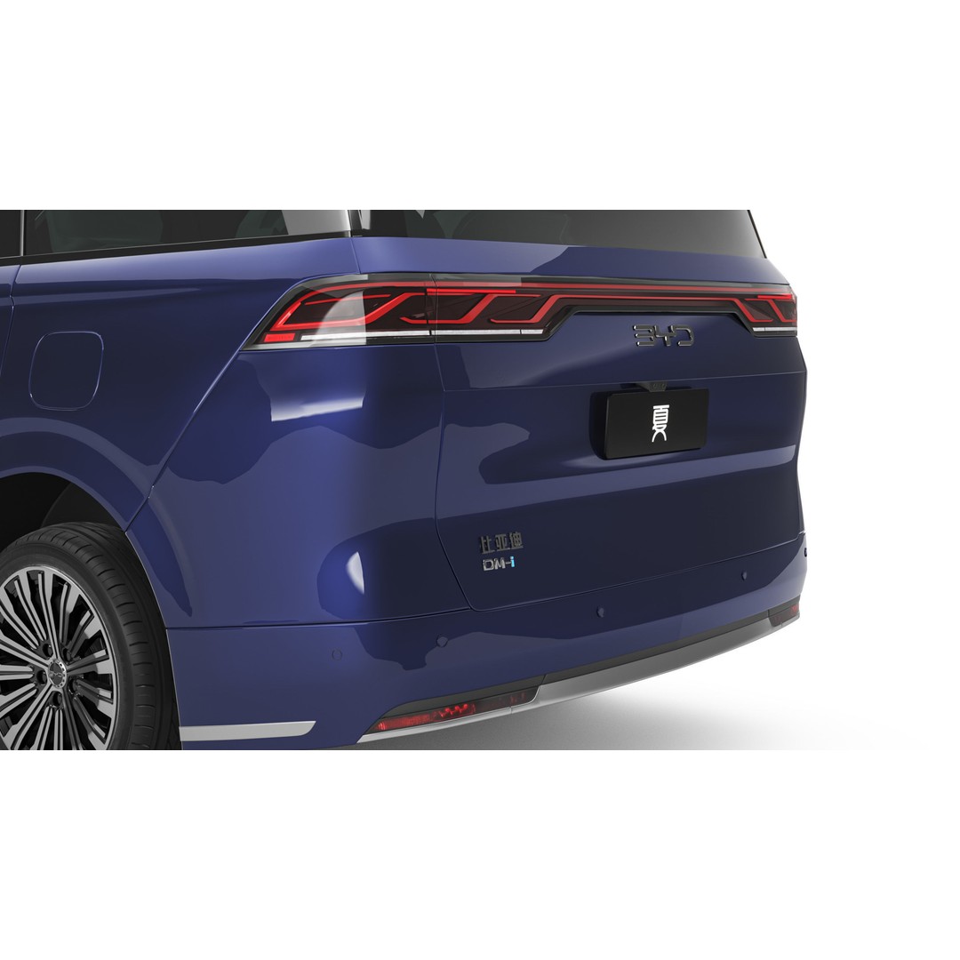 2025 BYD M9 3D Model – Luxury SUV, Game-Ready, FBX, Blender - View 5