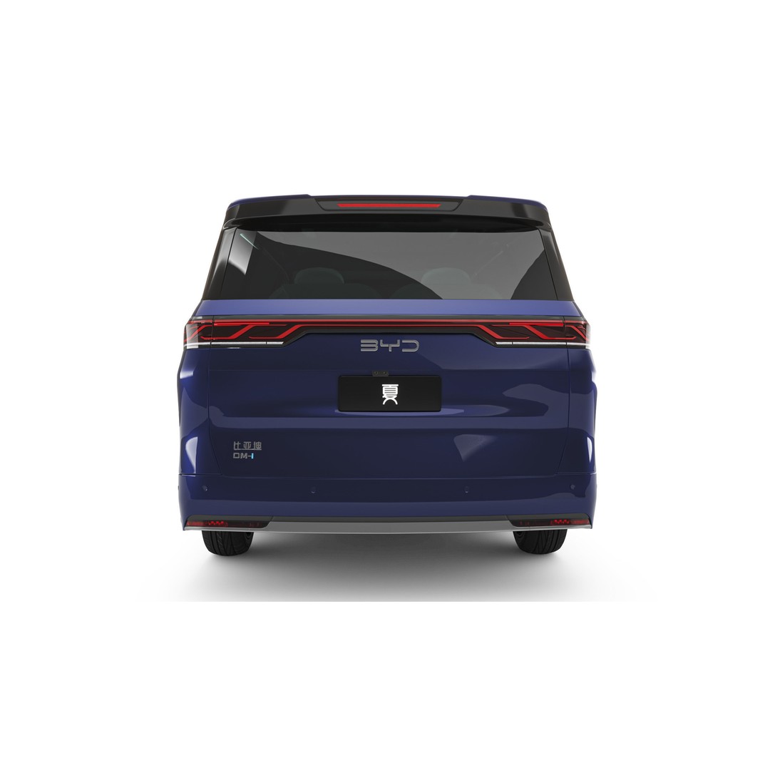 2025 BYD M9 3D Model – Luxury SUV, Game-Ready, FBX, Blender - View 8