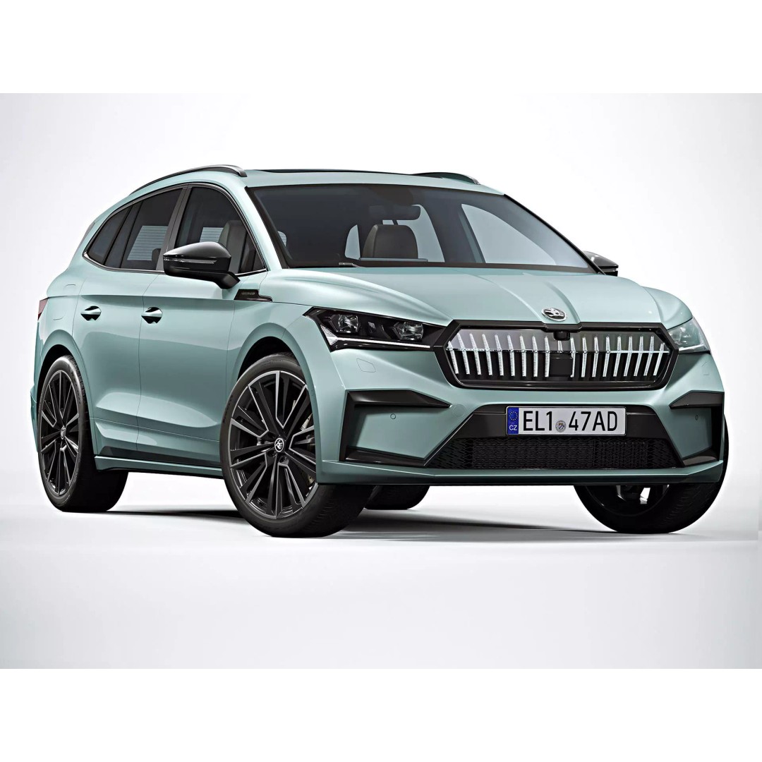 2021 Skoda Enyaq iV 3D Model – Photorealistic Game-Ready Asset, FBX, OBJ - View 2