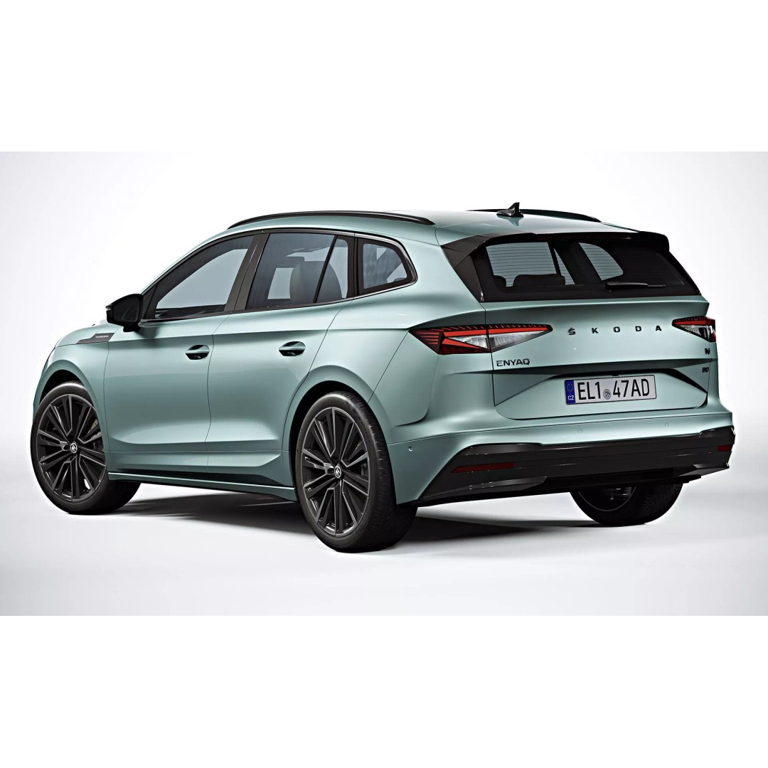 2021 Skoda Enyaq iV 3D Model – Photorealistic Game-Ready Asset, FBX, OBJ - View 3