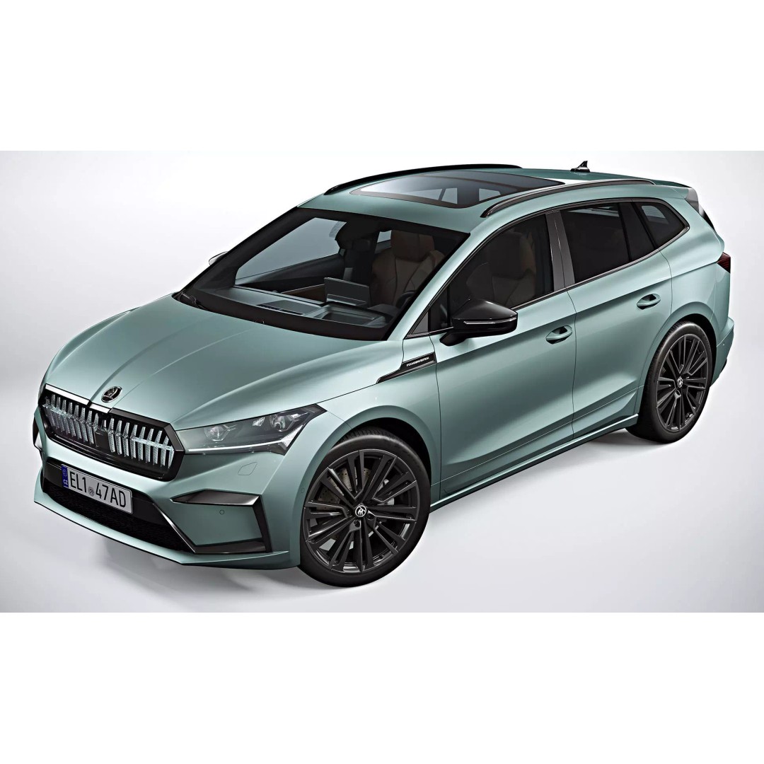 2021 Skoda Enyaq iV 3D Model – Photorealistic Game-Ready Asset, FBX, OBJ - View 7