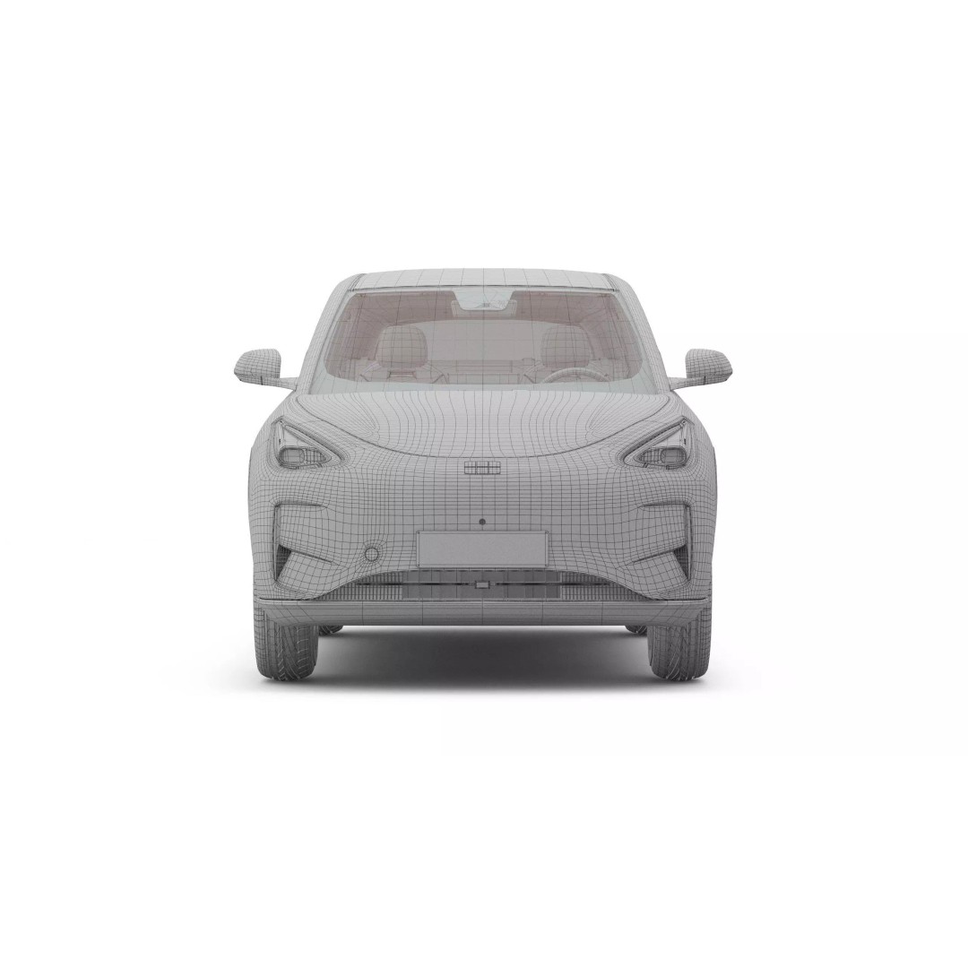 2026 Geely EX2 3D Model – Realistic SUV with Interior, FBX, Blender