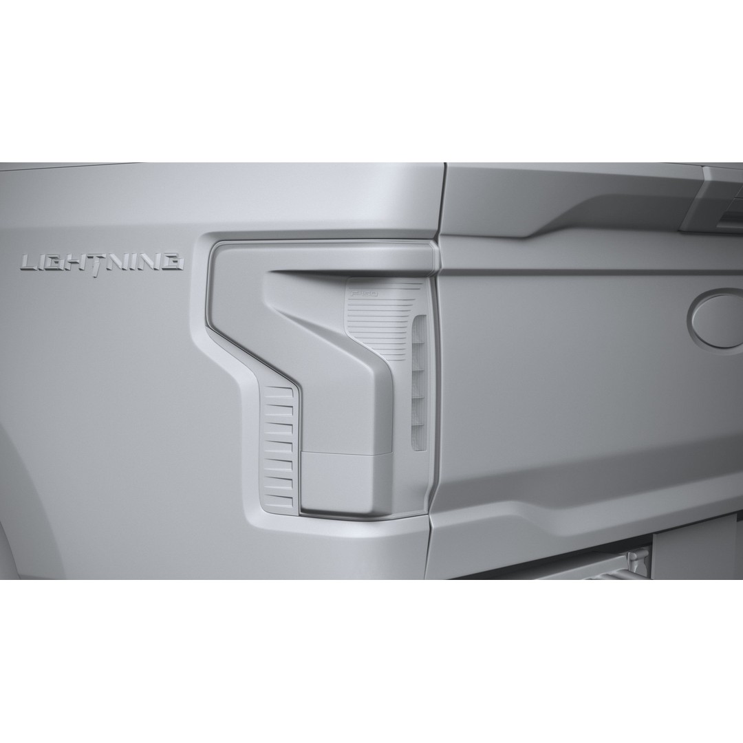F-150 Lightning Flash 2024 3D Model – High Poly Truck Asset, FBX, OBJ - View 26