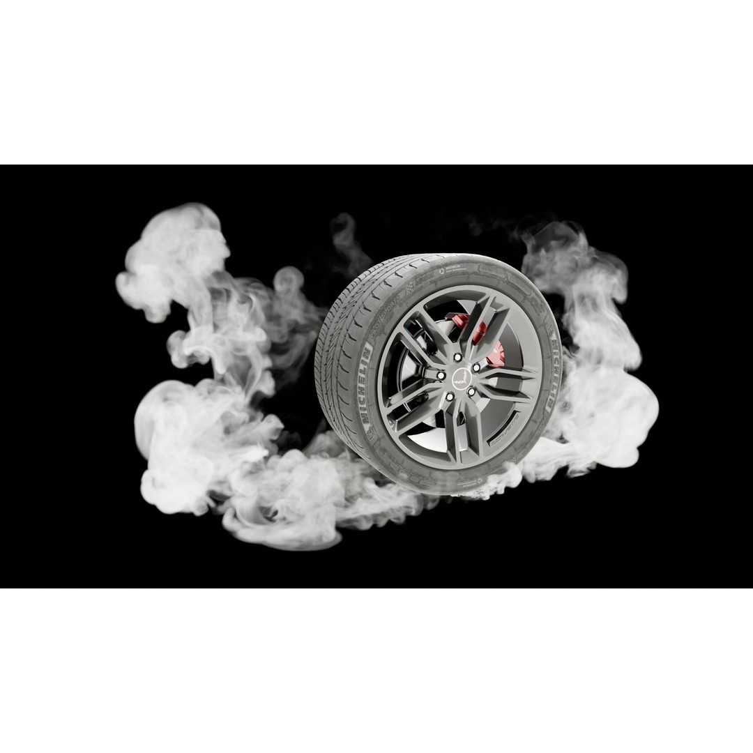 Car Tire Burnout Smoke VDB 3D Model Pack – Static Pyro Simulations for Blender - View 2