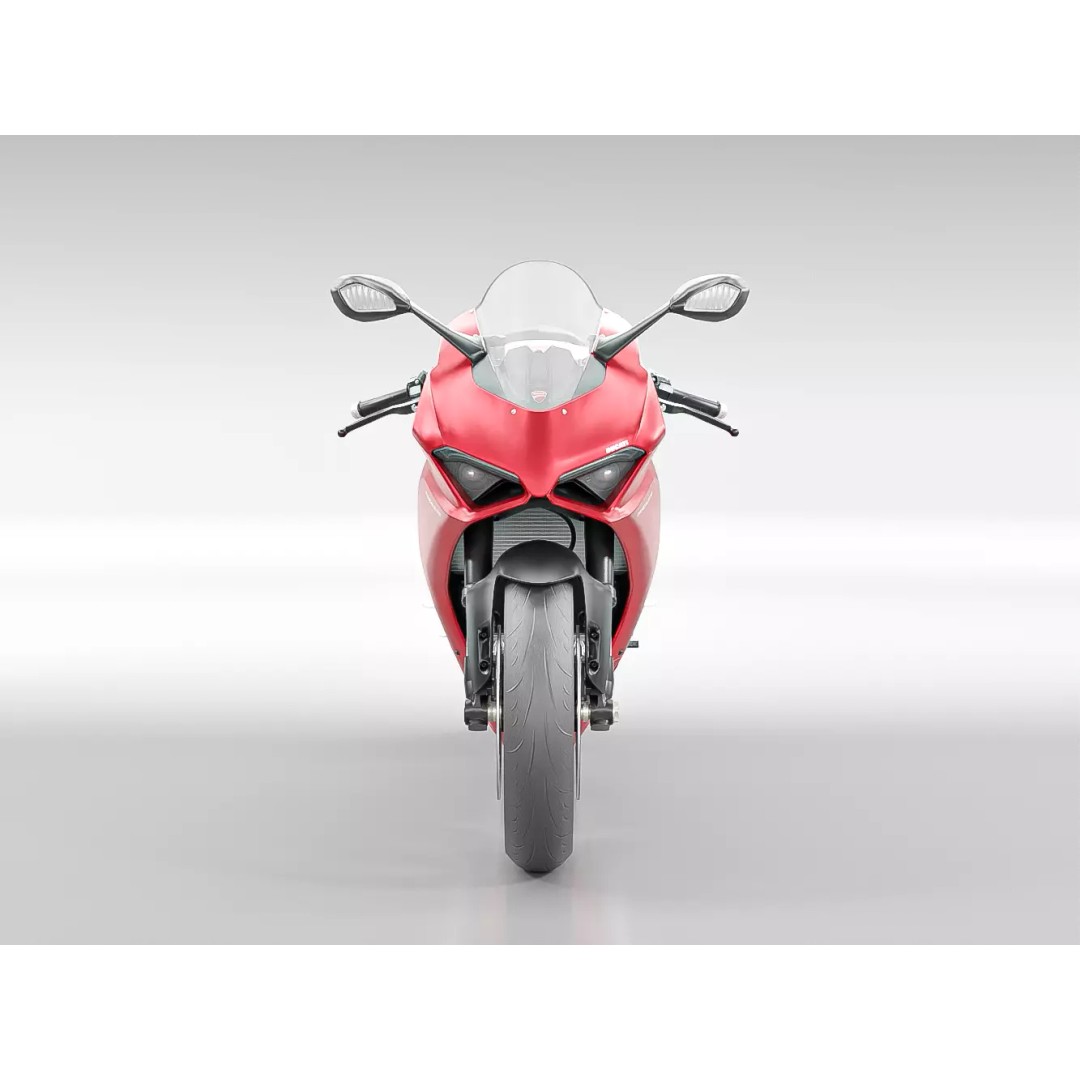 DUCATI PANIGALE V2 2021 3D Model – Low Poly Game Asset, FBX, OBJ - View 15