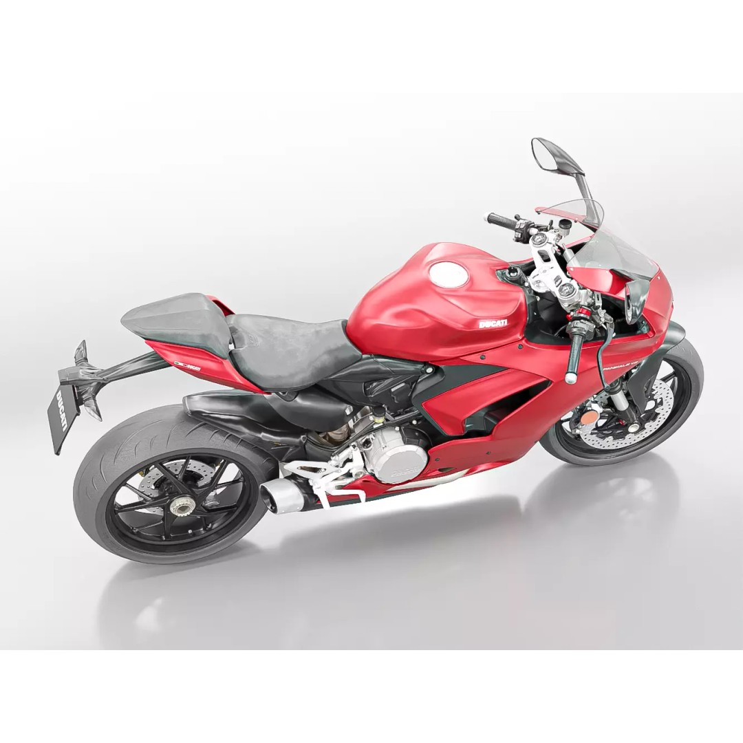 DUCATI PANIGALE V2 2021 3D Model – Low Poly Game Asset, FBX, OBJ - View 7