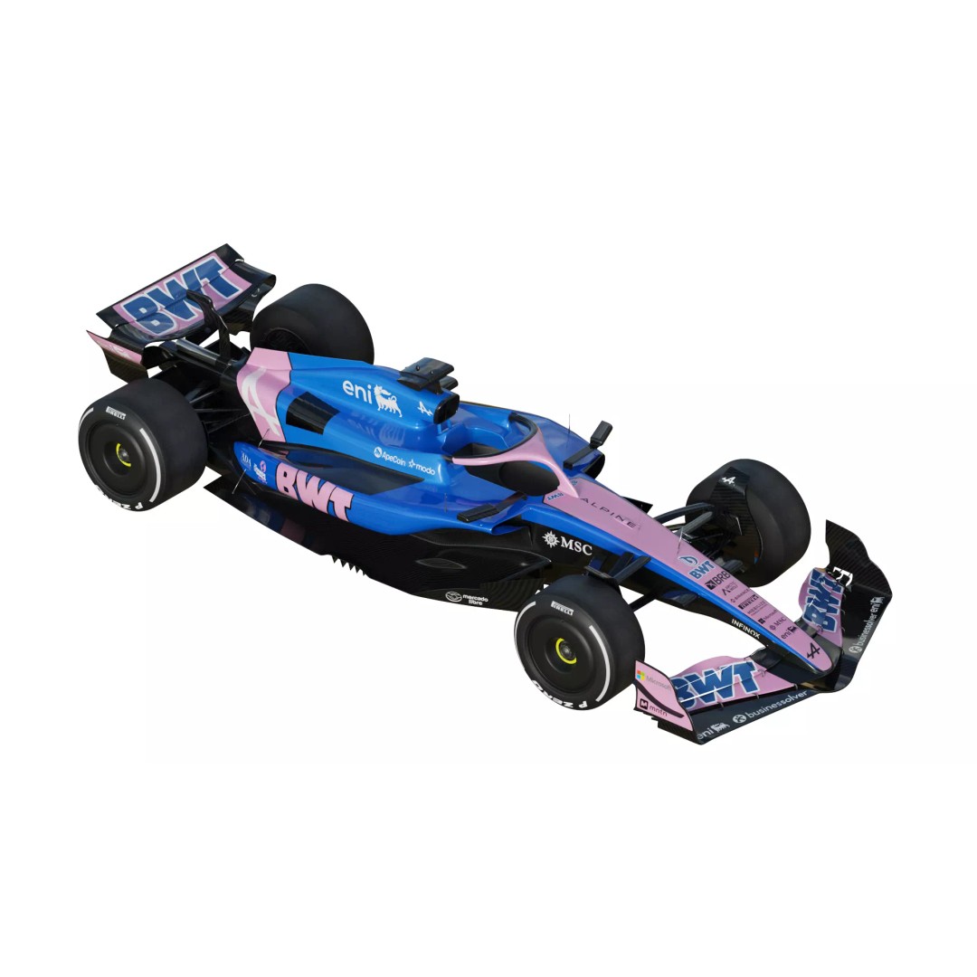 F1 Alpine A525 3D Model – PBR Racing Car Asset, FBX, OBJ, Blender - View 14