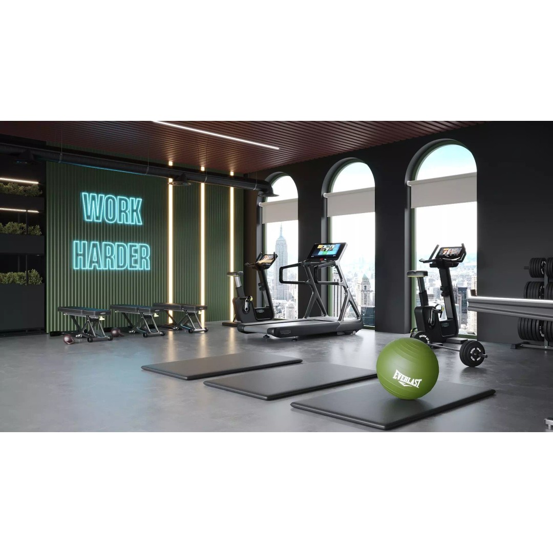 Gym Room 3D Model – Highly Detailed Interior Scene, FBX & OBJ - View 2
