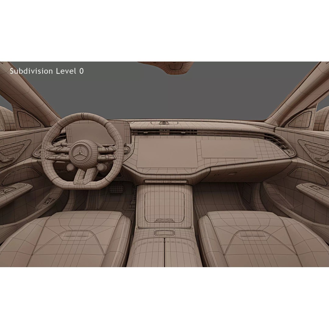 2025 Mercedes-Benz E53 AMG Hybrid 3D Model – High Poly Game Asset, FBX - View 38