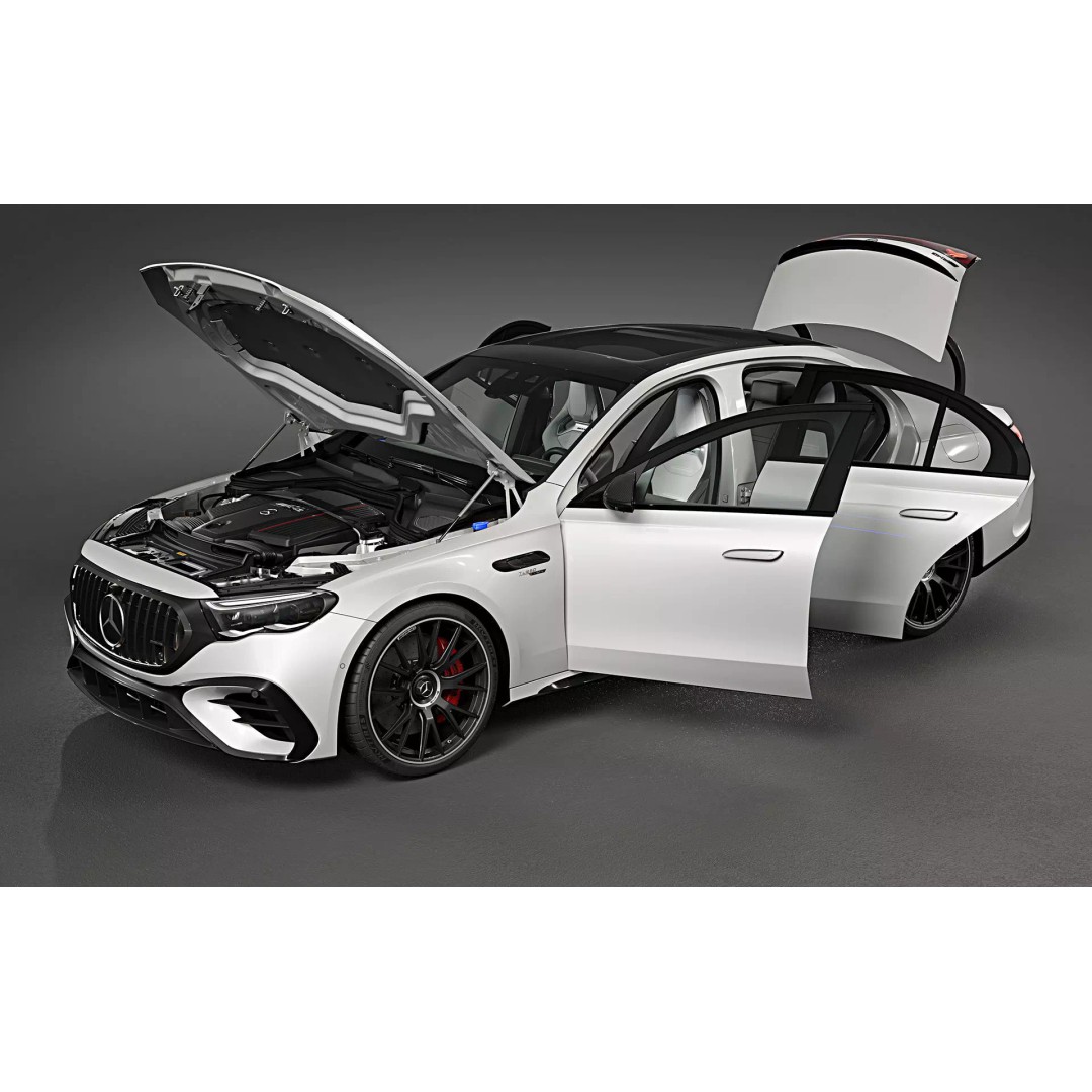 2025 Mercedes-Benz E53 AMG Hybrid 3D Model – High Poly Game Asset, FBX - View 4