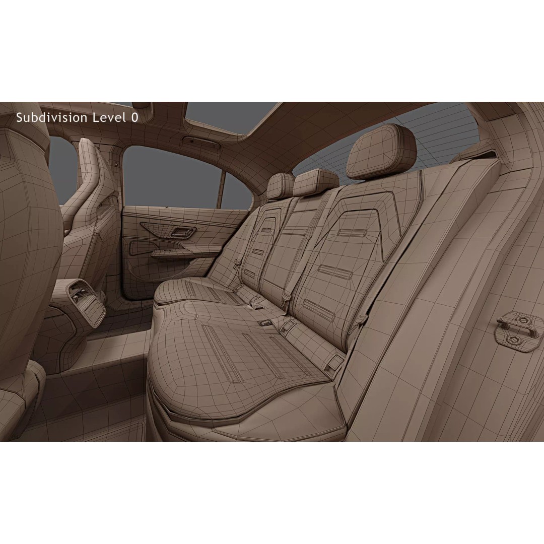 2025 Mercedes-Benz E53 AMG Hybrid 3D Model – High Poly Game Asset, FBX - View 40