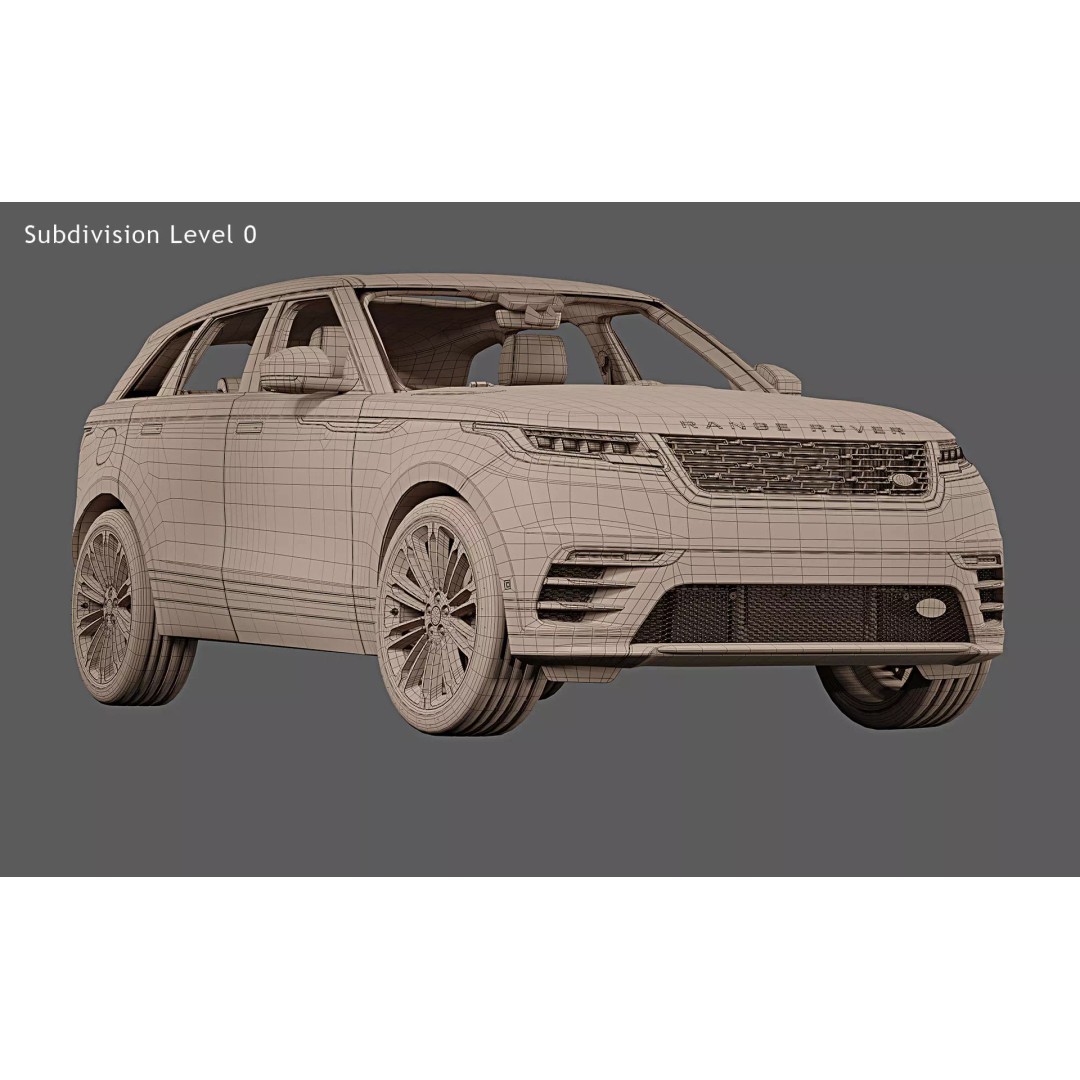 2024 Land Rover Range Rover Velar 3D Model – High Poly Game Asset, FBX, OBJ - View 19