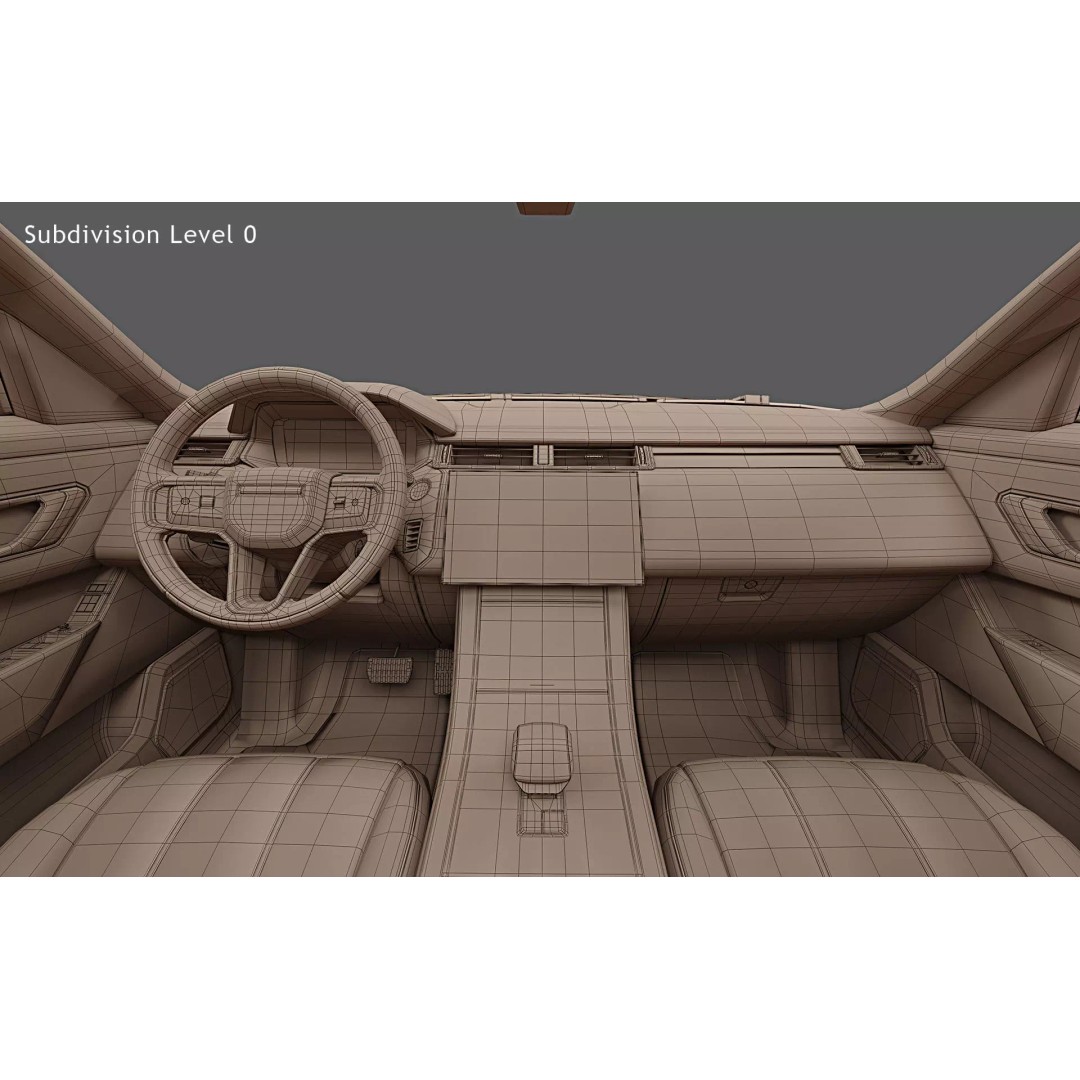 2024 Land Rover Range Rover Velar 3D Model – High Poly Game Asset, FBX, OBJ - View 21